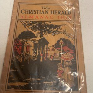 1912 THE CHRISTIAN HERALD ALMANAC IN GOOD CONDITION